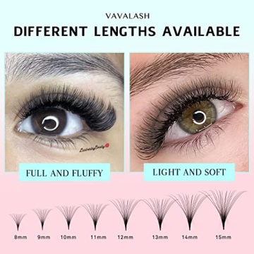 VAVALASH 600 Fans Premade Lash Extensions - Mix Lengths & Easy to Apply