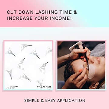 VAVALASH 600 Fans Premade Lash Extensions - Mix Lengths & Easy to Apply