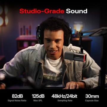 MAONO PD100W Wireless USB Mic for Gaming & Streaming