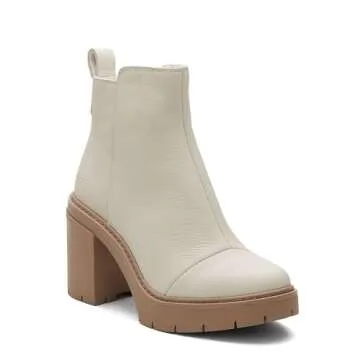 Stylish TOMS Women's Rya Boot Light Sand Leather Online