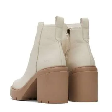 Stylish TOMS Women's Rya Boot Light Sand Leather Online