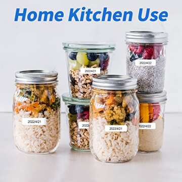 SUPVAN E10 Label Tape - Durable Thermal Labels for All Uses