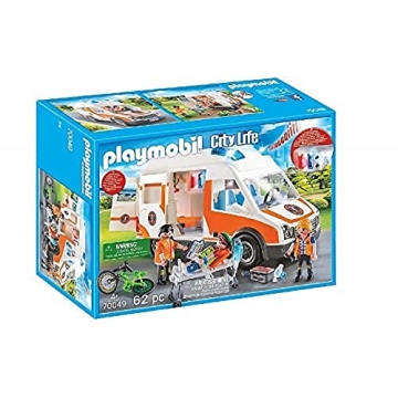 Playmobil Ambulance with Flashing Lights for Kids