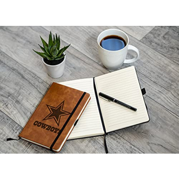 Dallas Cowboys Laser Engraved Notepad Journal for Fans