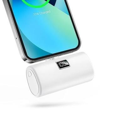 JEJILL 6000mAh 20W Fast Charging Portable iPhone Charger - Ultra-Compact & MFI Certified
