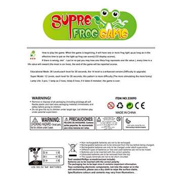 INvench Super Frog Game - Fun Interactive Toy for Toddlers