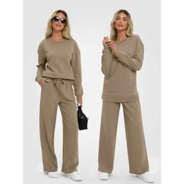 Stylish AUTOMET Lounge Sets for Women in Khaki Color
