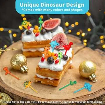 Fun Dinosaur Food Picks for Kids - Cute Bento Accessories