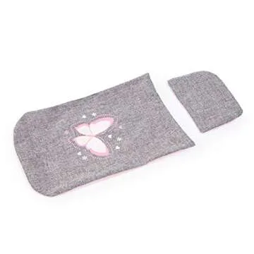 Bayer Dolls 4-in-1 Toy Baby Doll Pram Stroller Cosy Set - Dolls Up to 18" (Pink/Grey)