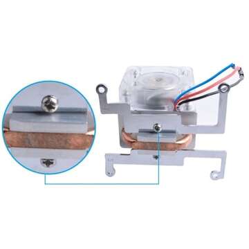 GeeekPi ICE Tower Cooler for Raspberry Pi, Cooling Fan for Raspberry Pi, RGB Cooling Fan with Heatsink for Raspberry Pi 4 Model B & Raspberry Pi 3B+ & Raspberry Pi 3 Model B