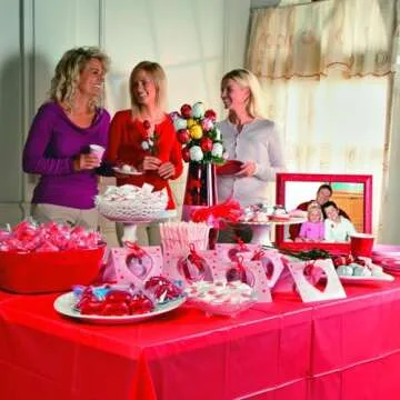 Bulk 50 Piece Self-Inflating 4" Valentine Heart Balloon Assortment, Great for Valentine's Day Decor and Parties