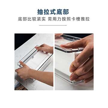 Clear Acrylic Tissue Box Holder - Waterproof Modern Design