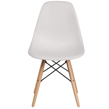 Flash Furniture Elon Series Modern Dining Chair - White