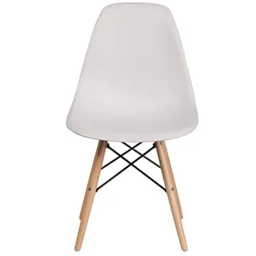 Flash Furniture Elon Series Modern Dining Chair - White