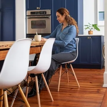 Flash Furniture Elon Series Modern Dining Chair - White