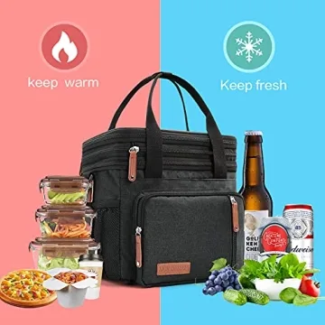 Expandable Leakproof Lunch Box Cooler Bag for Work