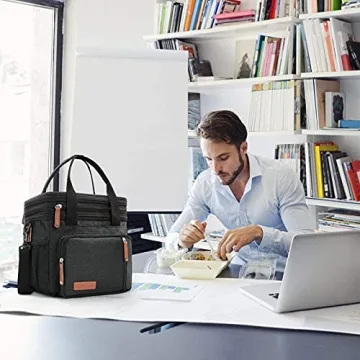 Expandable Leakproof Lunch Box Cooler Bag for Work