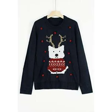 Celebrate Christmas in Style with Cute Pink Ugly Sweater