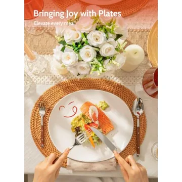 Sweese 11 Inch Dinner Plates Set - Durable & Elegant Tableware