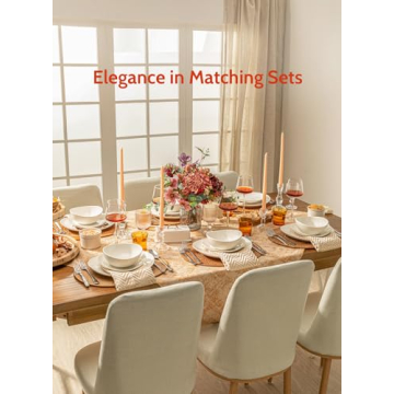 Sweese 11 Inch Dinner Plates Set - Durable & Elegant Tableware