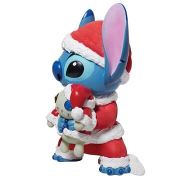 Enesco Disney Showcase Lilo and Stitch Santa Big Figurine, 15.55 Inch, Multicolor
