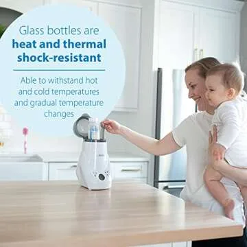 Dr. Brown's Anti-Colic Glass Baby Bottles 4-Pack BPA Free