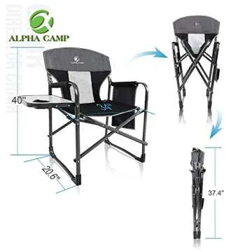 Heavy Duty Folding Chair - Comfortable & Durable