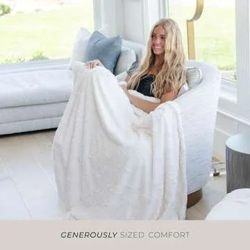 Luxurious GRACED SOFT LUXURIES Throw Blanket - Elegant Faux Fur for Cozy Comfort