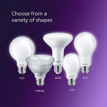 Philips Dimmable LED A19 Bulbs - Flicker-Free & EyeComfort