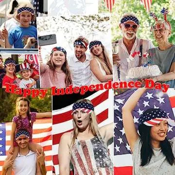 Unisex American Flag Hat Fourth of July Hat 4th of July Accessories Patriotic Hats for Men Women Summer Visor Hats UV Protection