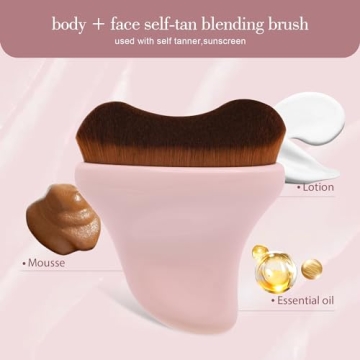 Ultra-Soft Self Tanner Brush Streak-Free Tan Application
