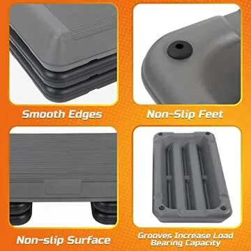 Adjustable ZENY Aerobic Step Platform for Home Workouts