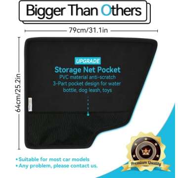 Durapower Dog Car Door Protector for Mess-Free Travel