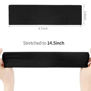 Stylish Elastic Headbands for Women (9 Pack)