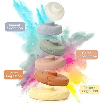 BOBXIN Colorful Stacking Rings Toy for Toddlers