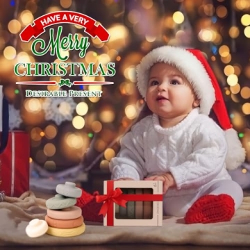 BOBXIN Colorful Stacking Rings Toy for Toddlers