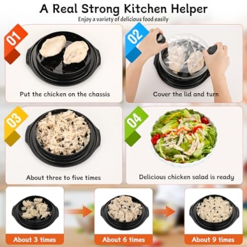 Ergonomic Chicken Shredder Tool – Effortless Meat Preparation