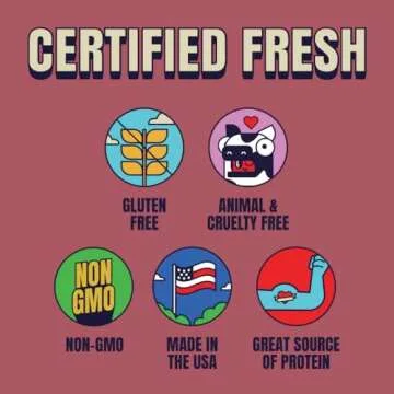 Louisville Vegan Jerky - Maple Bacon Vegan Meat - Lip-Smacking Vegan-Friendly & Vegetarian Jerky - Non-GMO Soy Protein, Gluten-Free High Protein Vegan Snacks