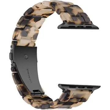 NYENEIL Apple Watch Band 42mm 44mm 45mm Lightweight Resin