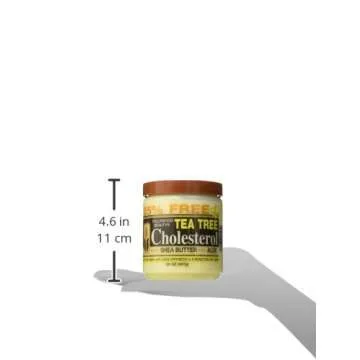 Hollywood Beauty Tea Tree Cholesterol With Shea Butter & Aloe, Green , 20 Oz