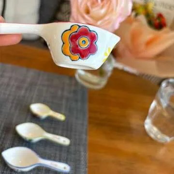 Charming 4 Piece Ceramic Measuring Spoons Set - S.ROKE TTAN