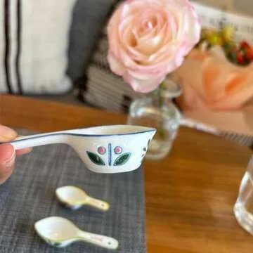 Charming 4 Piece Ceramic Measuring Spoons Set - S.ROKE TTAN