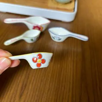 Charming 4 Piece Ceramic Measuring Spoons Set - S.ROKE TTAN