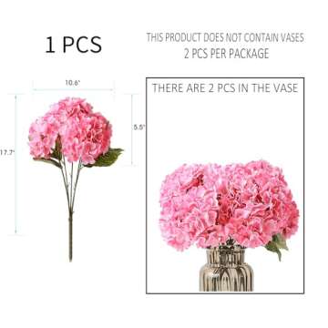 Realistic Pink Fake Flowers for Home & Party Decor