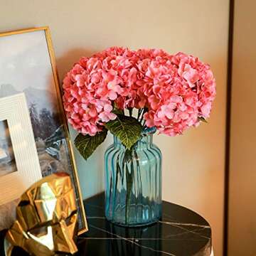 Realistic Pink Fake Flowers for Home & Party Decor