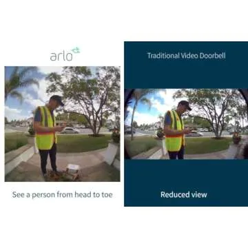 Arlo Essential Wired Video Doorbell with HD Video and 2-Way Audio