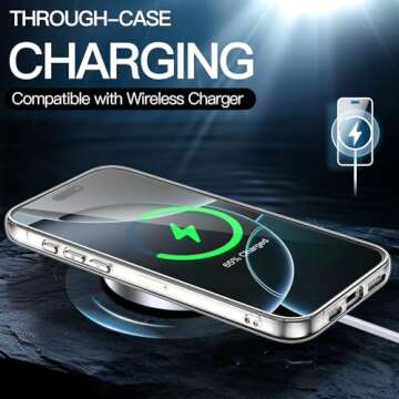 JETech Clear Shockproof Case for iPhone 16 Pro