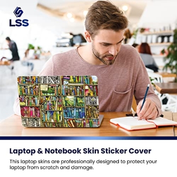 Stylish LSS Laptop Skin with Wrist Pads for All Laptops