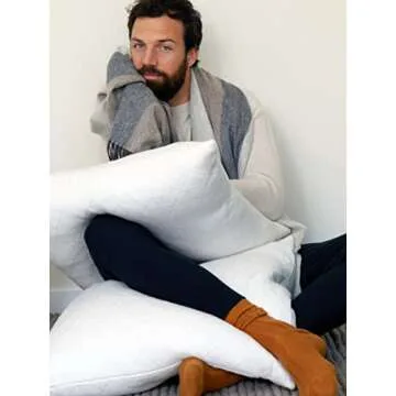 State Cashmere Multicolored Striped Home Throw Blanket with Decorative Fringe 100% Pure Cashmere Ultra Soft Accent Blanket for Couch, Sofa & Bed (Grey/Black/Brown, 70"x50")