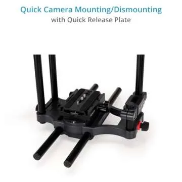 Filmcity Power DSLR Camera Cage for DSLR DSLM Cameras Only. Adjustable Handles & 15mm Rod Adapter. Tripod Compatible. Comes with Quick-Release Plate (FC-CTH)